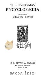 THE EVERYMAN ENCYCLOPAEDIA VOL Ⅺ PDF电子版封面 ANDREW BOYLE