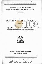 POCKET LIBRARY OF THE WORLD‘S ESSENTIAL KNOWLEDGE VOLUME Ⅴ（1929 PDF版）