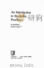 AN INTRODUCTION TO STOCHASTIC PROCESSES（ PDF版）