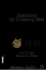 ALGORITHMS FOR CLUSTERING DATA PDF电子版封面 013022278X ANIL K.JAIN,RICHARD C.DUBES