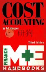 COST ACCOUNTING THIRD EDITION PDF电子版封面 0712110437 W.M.HARPER ACMA