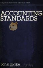 ACCOUNTING STANDARDS PDF电子版封面 0582412110