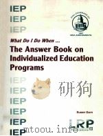 THE ANSWER BOOK ON INDIVIDUALIZED EDUCATION PROGRAMS   1997  PDF电子版封面  1578340039   