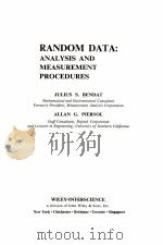 RANDOM DATA:ANALYSIS AND MEASUREMENT PROCEDURES（ PDF版）