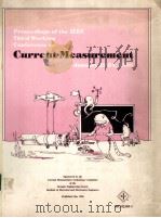 PROCEEDINGS OF THE IEEE THIRD WORKING CONFERENCE ON CURRENT MEASUREMENT（1986 PDF版）