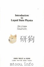 INTRODUCTION TO LIQUID STATE PHYSICS（ PDF版）