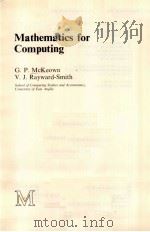 MATHEMATICS FOR COMPUTING（ PDF版）