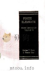 FINITE ELEMENTS:FLUID MECHANICS VOLUME 6 PDF电子版封面 0133171329 GRAHAM F.CAREY,J.TINSLEY ODEN
