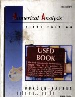 NUMERICAL ANALYSIS FIFTH EDITION PDF电子版封面 0534932193 RICHARD L.BURDEN,J.DOUGLAS FAI