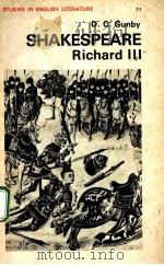 SHAKESPEARE:RICHARD 3 PDF电子版封面 0713162848 D.C.GUNBY