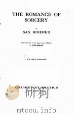 THE ROMANCE OF SORCERY PDF电子版封面 SAX ROHMER