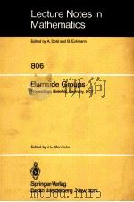 BURNSIDE GROUPS 1980 PDF电子版封面 3540100067 J.L.MENNICKE