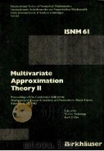 MULTIVARIATE APPROXIMATION THEORY 2 1982 PDF电子版封面 3764313587