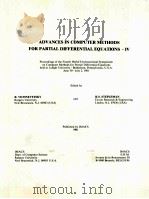 ADVANCES IN COMPUTER METHODS FOR PARTIAL DIFFERENTIAL EQUATIONS 6 1981 PDF电子版封面