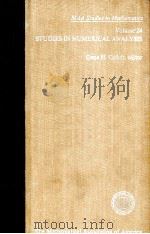 STUDIES IN MATHEMATICS  VOLUME 24  STUDIES IN NUMERICAL ANALYSIS（ PDF版）