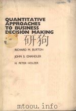 QUANTITATIVE QPPROACHES TO BUSINESS DECISION MAKING PDF电子版封面 0060410868