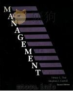 MANAGEMENT SECOND EDITION PDF电子版封面 0471865621 HENRY L.TOSI,STEPHEN J.CARROLL