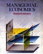MANAGERIAL ECONOMICS PDF电子版封面 0070545340
