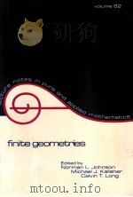 FINITE GEOMETRIES:PROCEEDINGS OF A CONFERENCE IN HONOR OF T.T.OSTROM PDF电子版封面 0824710525 NORMAN L.JOHNSON,MICHAEL J.KAL