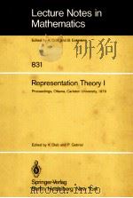 REPRESENTATION THEORY 1 1980 PDF电子版封面 3540102639