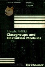 CLASSGROUPS AND HERMITIAN MODULES 1984 PDF电子版封面 0817631828 A.FROHLICH