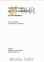 TWENTY TALES FROM SHAKESPEARE（ PDF版）