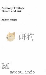 ANTHONY TROLLOPE DREAM AND ART PDF电子版封面 0333345932 ANDREW WRIGHT