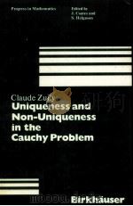 UNIQUENESS AND NON-UNIQUENESS IN THE CAUCHY PROBLEM 1983 PDF电子版封面 3764331216 CLAUDE ZUILY