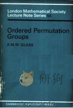 ORDERED PERMUTATIN GROUPS     PDF电子版封面  0521241901  A.M.W.GLASS 