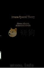 INVERSE SPECTRAL THEORY（ PDF版）