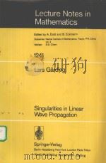 SINGULARITIES IN LINEAR WAVE PROPAGATION（ PDF版）