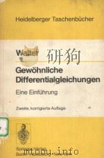 GEWOHNLICHE DIFFERENTIALGLEICHUNGEN 1976 PDF电子版封面 3540076093