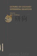 LECTURES ON ORDINARY DIFFERENTIAL EQUATIONS（1970 PDF版）