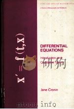 DIFFERENTIAL EQUATIONS:INTRODUCTION AND QUALITATIVE THEORY PDF电子版封面 0824768191 JANE CRONIN