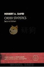 ORDER STATISTICS SECOND EDITION PDF电子版封面 0471027235 H.A.DAVID