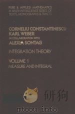 INTEGRATION THEORY VOLUME 1:MEASURE AND INTEGRAL PDF电子版封面 0471044792