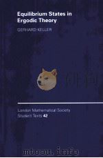 EQUILIBRIUM STATES IN ERQODIC THEORY PDF电子版封面 0521595347 GERHARD KELLER