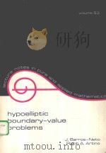 HYPOELLIPTIC BOUNDARY-VALUE PROBLEMS PDF电子版封面 0824768868 J.BARROS-NETO,RALPH A.ARTINO