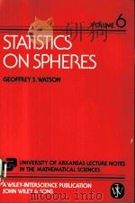 STATISTICS ON SPHERES  VOLUME 6（ PDF版）