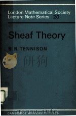 SHEAF THEORY PDF电子版封面 0521207843 B.R.TENNISON