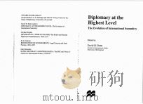 DIPLOMACY AT THE HIGHEST LEVEL（1996 PDF版）