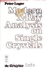 MODERN X-RAY ANALYSIS ON SINGLE CRYSTALS（1980 PDF版）