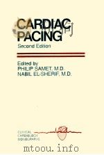 CARDIAC PACING SECOND EDITION PDF电子版封面 0808912119