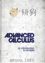ADVANCED CALCULUS:AN INTRDOCTION TO ANALYSIS THIRD EDITION PDF电子版封面 0471021954 WATSON FULKS