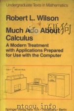 MUCH ADO ABOUT CALCULUS:A MODERN TREATMENT WITH APPLICATIONS PREPARED FOR USE WITH THE COMPUTER PDF电子版封面 038790347X ROBERT L.WILSON