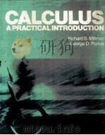 CALCULUS:A PRACTICAL INTRODUCTION PDF电子版封面 0070423059 RICHARD S.MILLMAN,GEORGE D.PAR