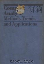 COMPLEX ANALYSIS:METHODS,TRENDS,AND APPLICAIONS 1983 PDF电子版封面