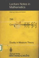 DUALITY IN MEASURE THEORY 1980 PDF电子版封面 3540099891