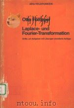 LAPLACE-UND FOURIER-TRANSFORMATION PDF电子版封面 3870871253