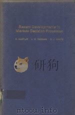 RECENT DEVELOPMENTS IN MARKOV DECISION PROCESSES PDF电子版封面 0123284600 R.HARTLEY,L.C.THOMAS,D.J.WHITE